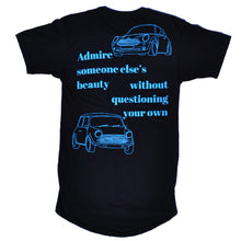 Load image into Gallery viewer, Beauty Long Body T-shirt Black