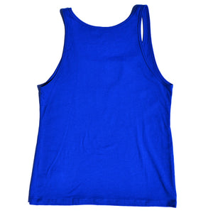 Helmet Hair Blue Tank