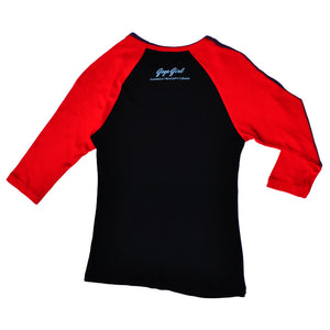 Buckle Up Black 3/4 Raglan